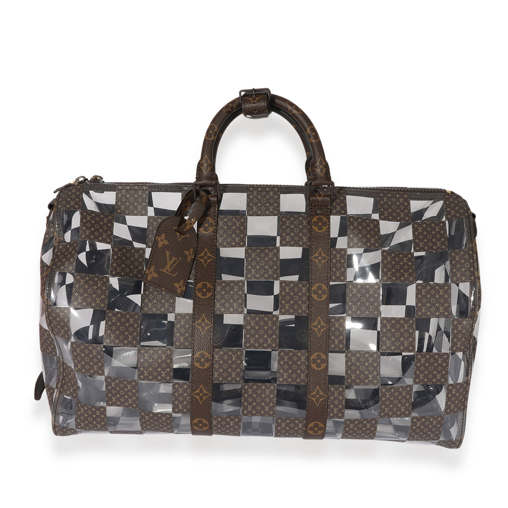 Louis Vuitton Monogram Chess Keepall Bandouliere 50