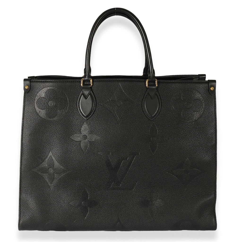 Louis Vuitton Louis Vuitton Black Empreinte Onthego GM