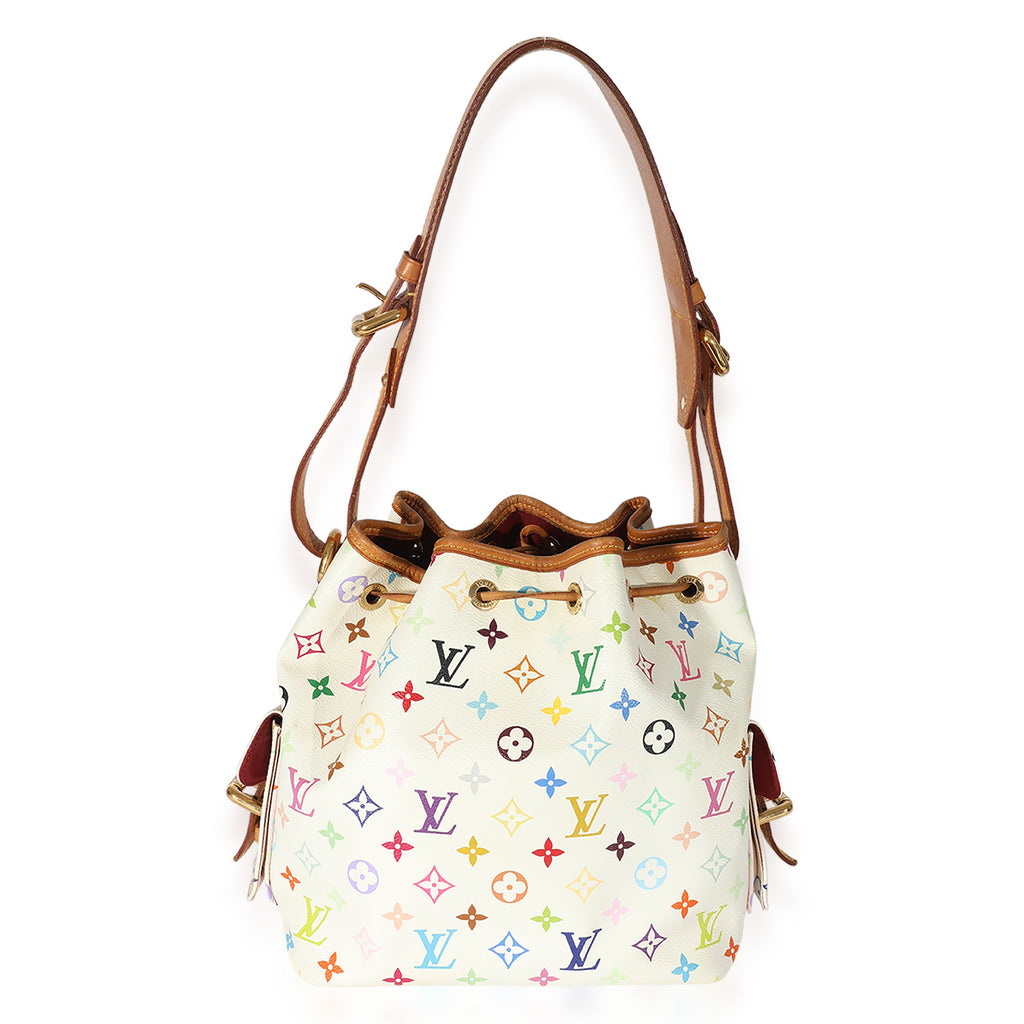 Louis Vuitton Louis Vuitton x Takashi Murakami White Monogram Multicolore Noé