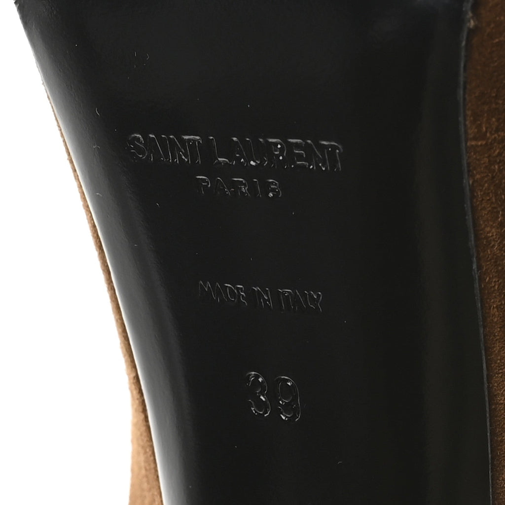 Saint Laurent Cachemire Mina 95 Boots 39 Land