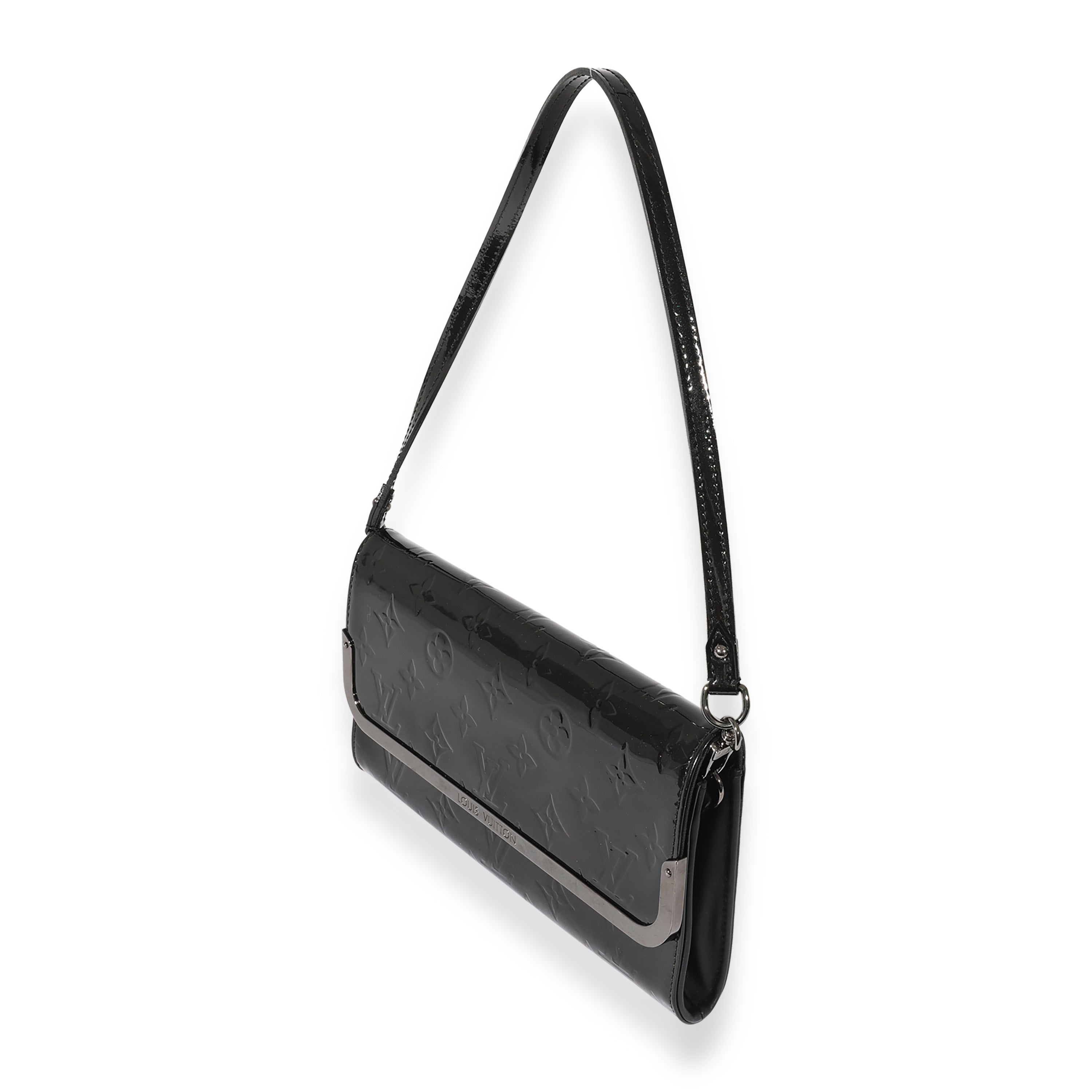 Louis Vuitton Louis Vuitton Black Vernis Rossmore MM
