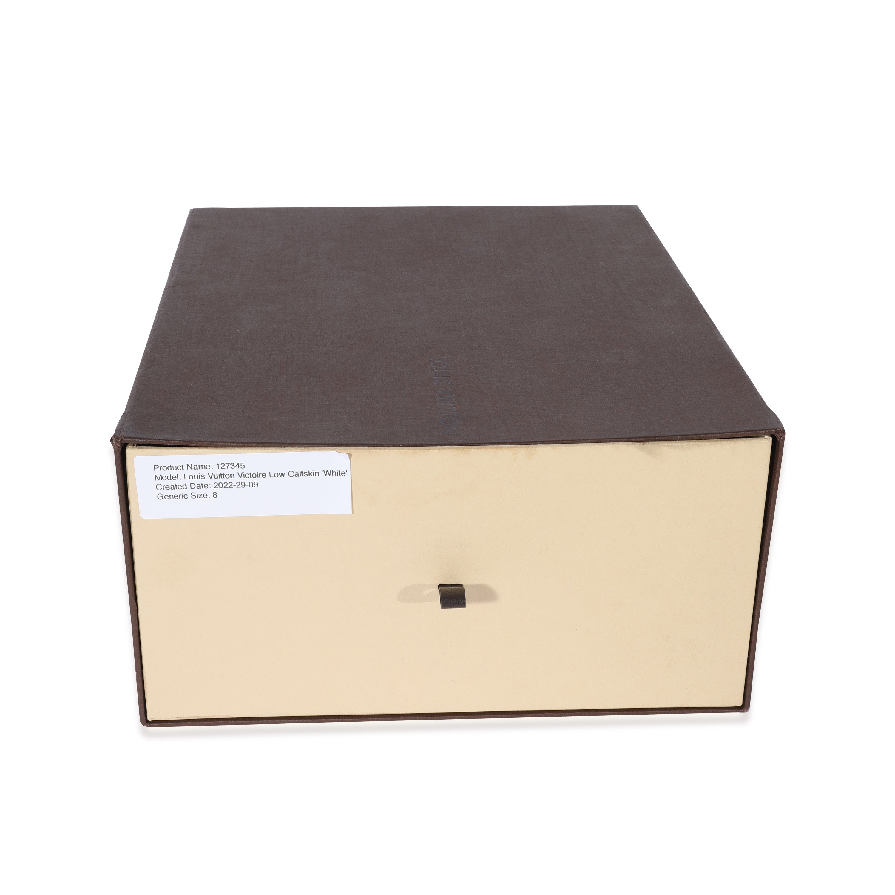 Louis Vuitton Louis Vuitton Victoire Low Calfskin White