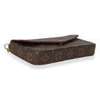 Louis Vuitton Louis Vuitton Fuchsia & Monogram Canvas Félicie Pochette
