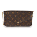 Louis Vuitton Louis Vuitton Fuchsia & Monogram Canvas Félicie Pochette