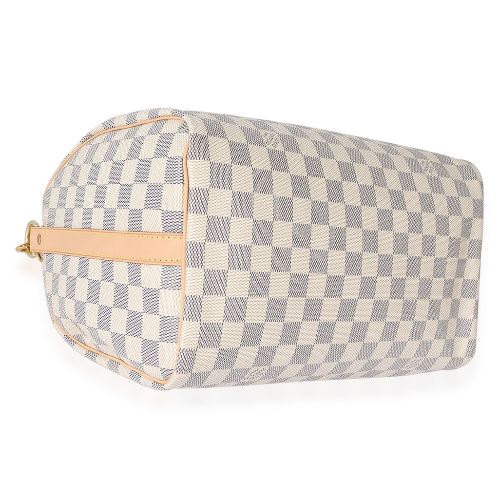 Louis Vuitton Louis Vuitton Canvas Damier Azur Bandouliere Speedy 30