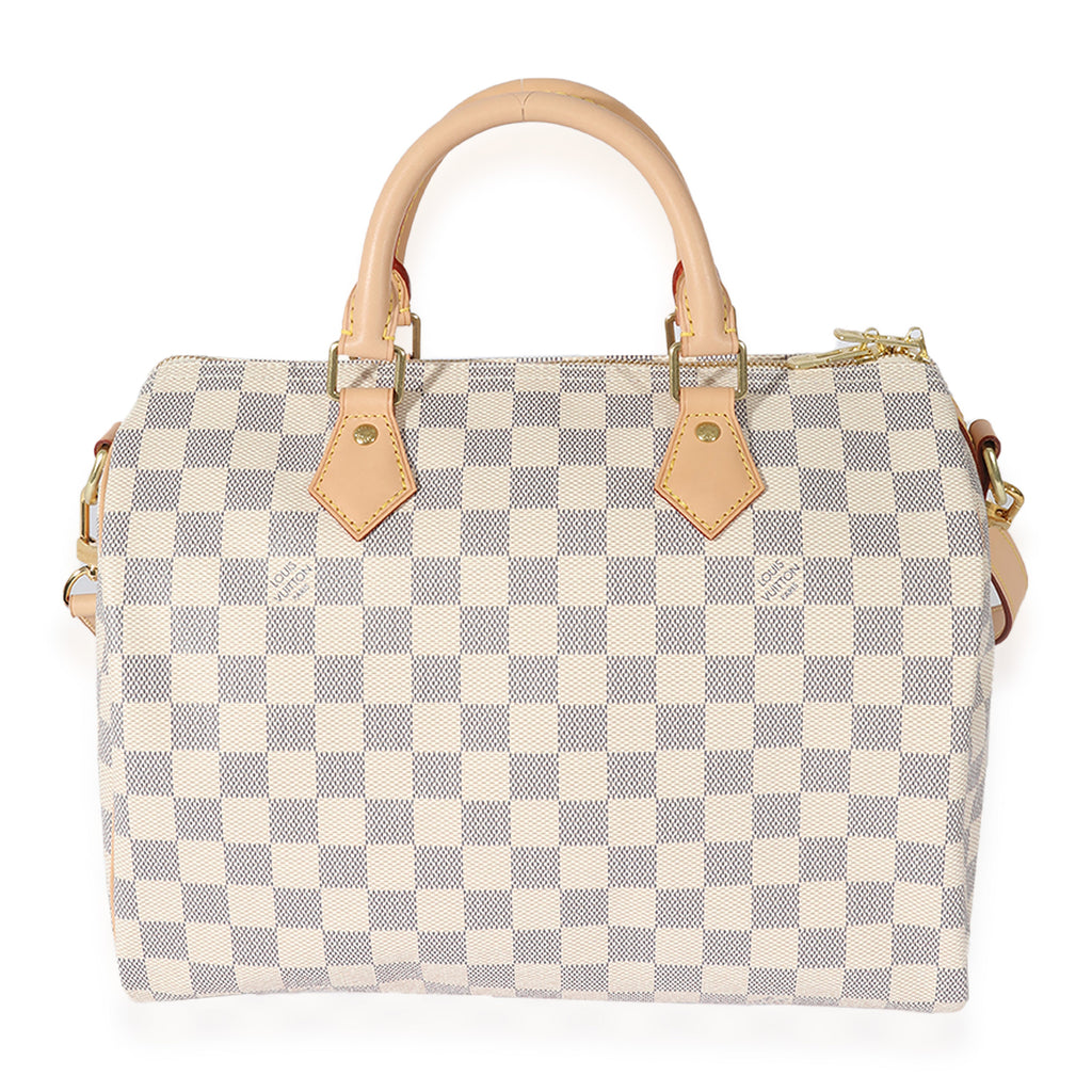 Louis Vuitton Louis Vuitton Canvas Damier Azur Bandouliere Speedy 30