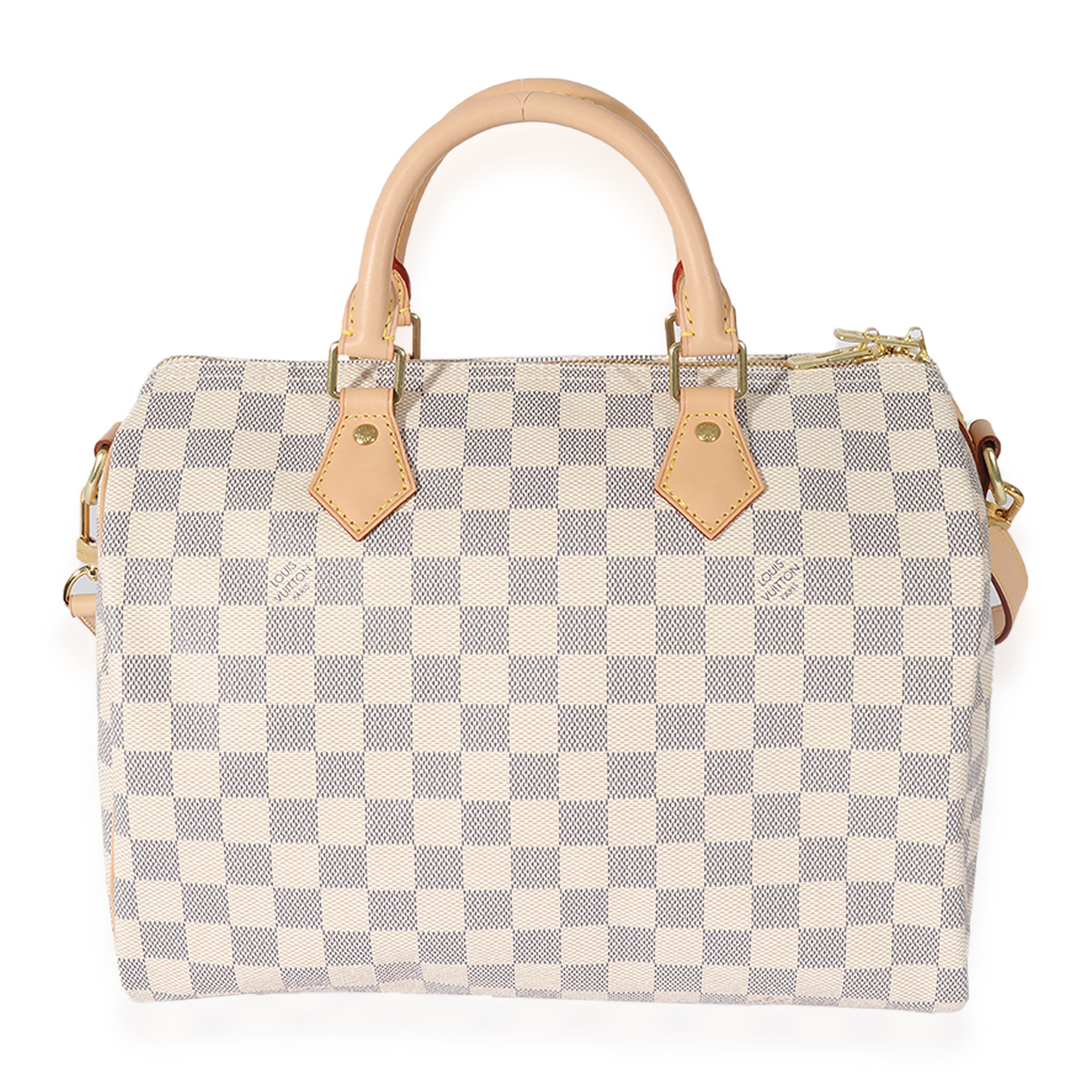Louis Vuitton Louis Vuitton Canvas Damier Azur Bandouliere Speedy 30