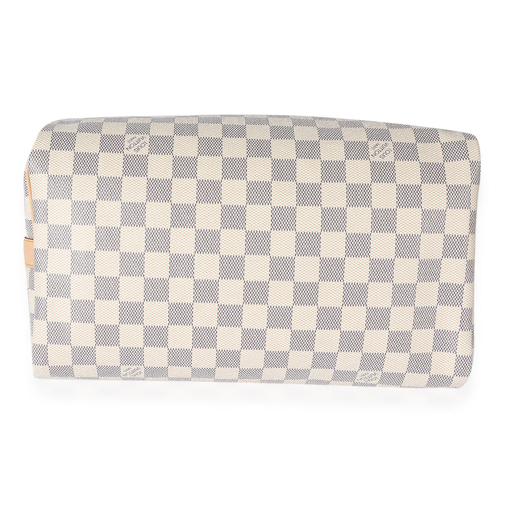 Louis Vuitton Louis Vuitton Canvas Damier Azur Bandouliere Speedy 30