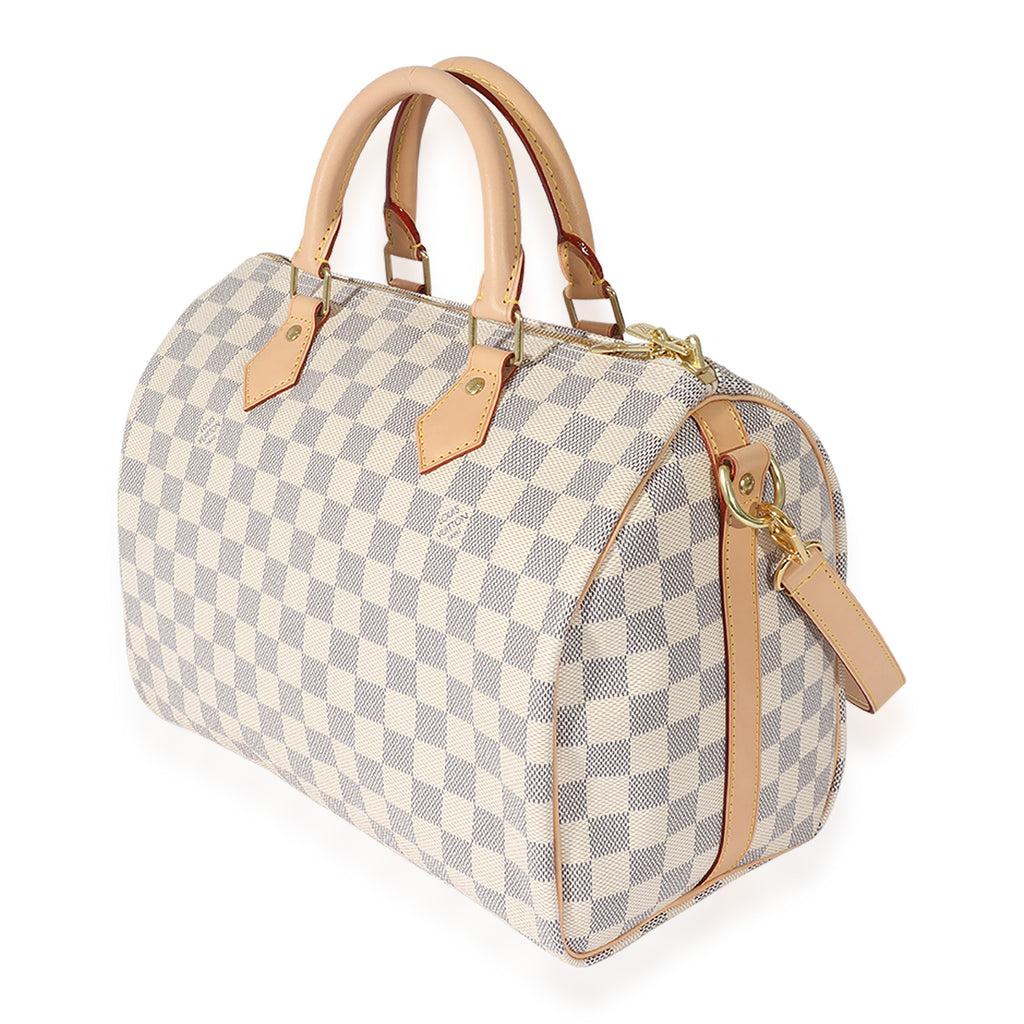 Louis Vuitton Louis Vuitton Canvas Damier Azur Bandouliere Speedy 30
