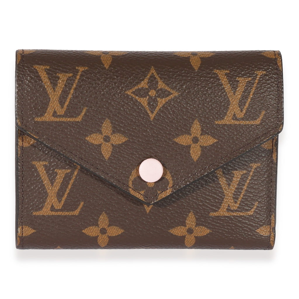 Louis Vuitton Louis Vuitton Canvas Monogram Rose Ballerine Victorine Wallet
