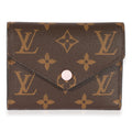 Louis Vuitton Louis Vuitton Canvas Monogram Rose Ballerine Victorine Wallet