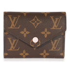 Louis Vuitton Louis Vuitton Canvas Monogram Rose Ballerine Victorine Wallet