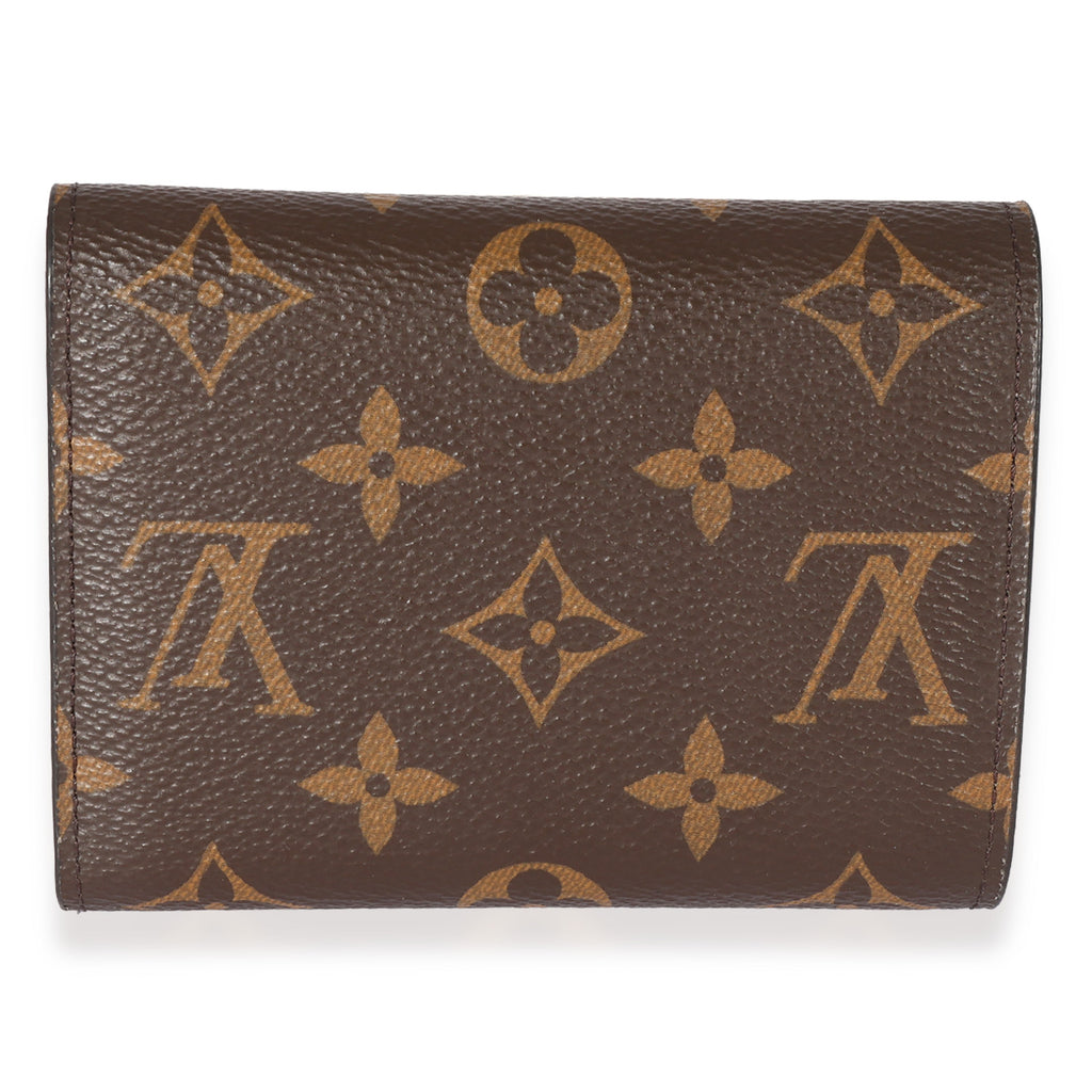 Louis Vuitton Louis Vuitton Canvas Monogram Rose Ballerine Victorine Wallet