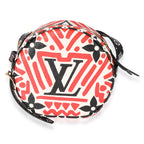 Louis Vuitton Louis Vuitton Cream & Red Giant LV Crafty Boite Chapeau Souple PM