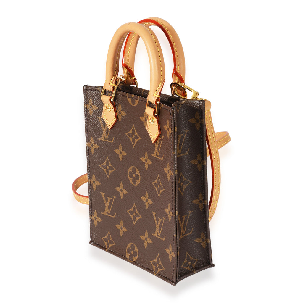Louis Vuitton Louis Vuitton Monogram Canvas Petit Sac Plat