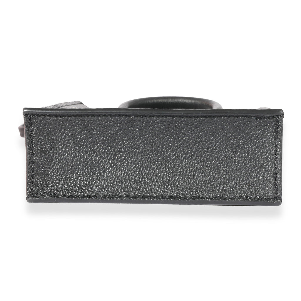 Louis Vuitton Louis Vuitton Black & Beige Monogram Empreinte Petit Sac Plat