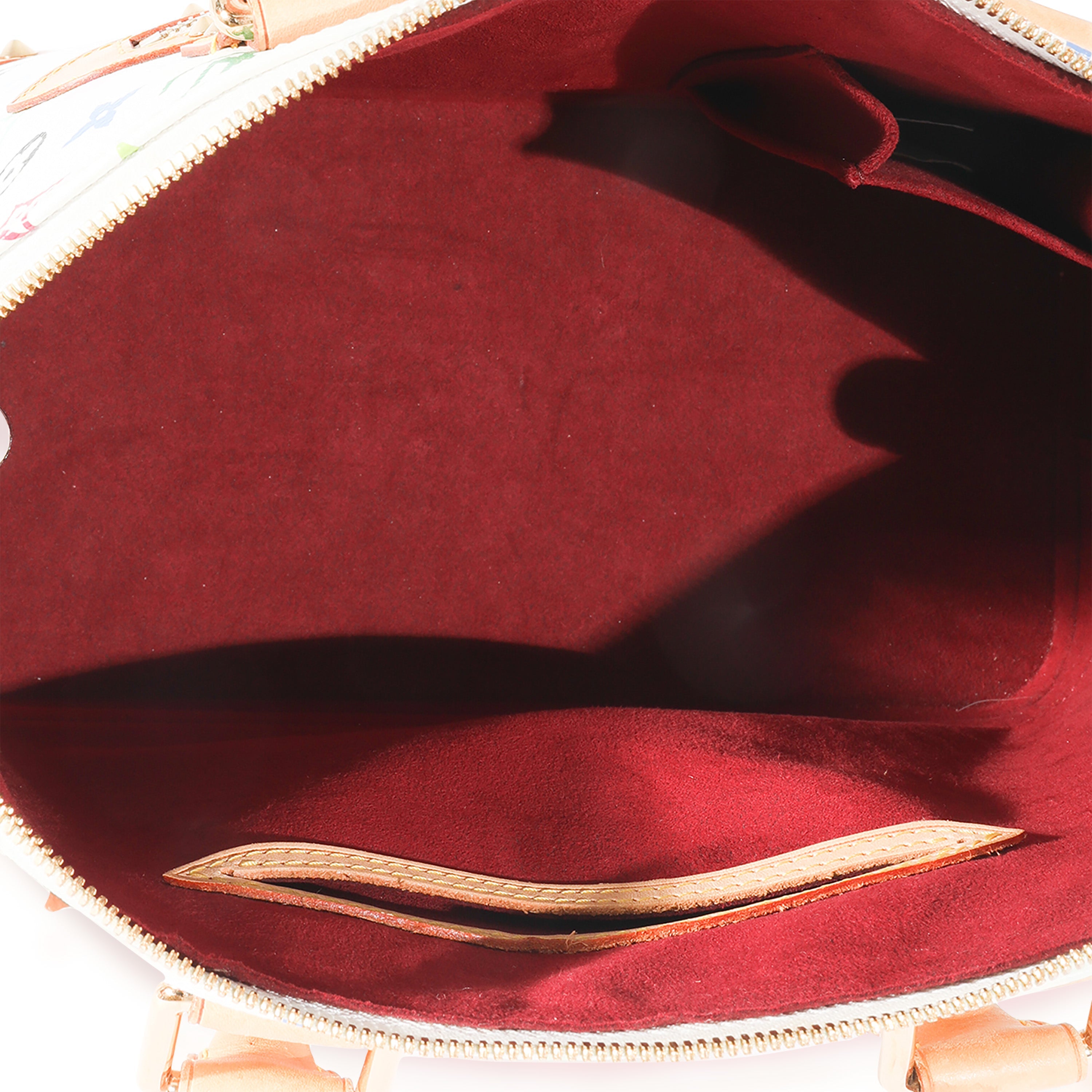Louis Vuitton Louis Vuitton x Takashi Murakami White Monogram Multicolore Alma PM