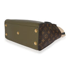 Louis Vuitton Louis Vuitton Monogram Canvas & Green Leather On My Side MM
