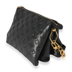Louis Vuitton Louis Vuitton Black Lambskin Coussin PM