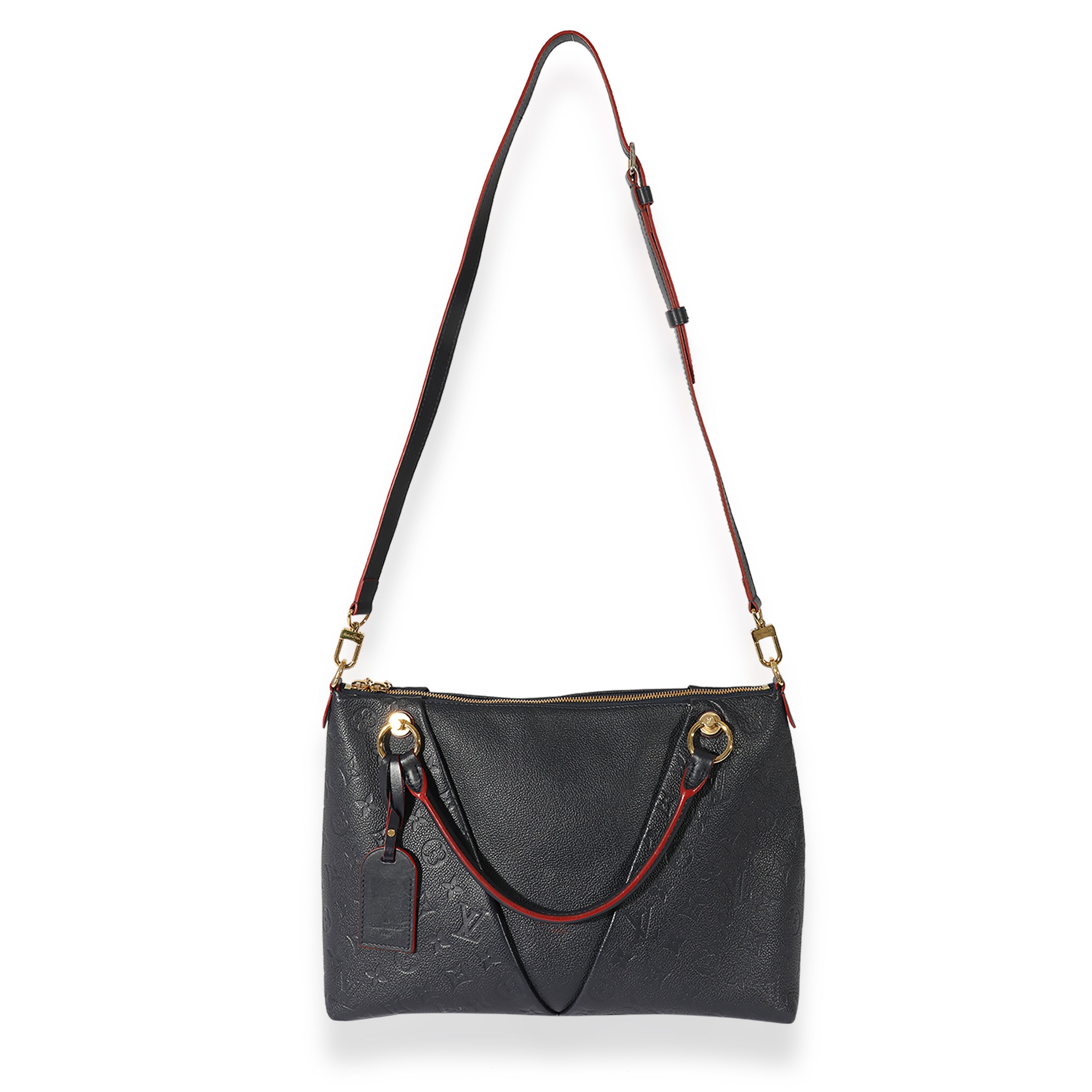 Louis Vuitton Louis Vuitton Empreinte Marine Rouge MM V Tote
