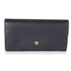 Louis Vuitton Louis Vuitton Marine Rouge Empreinte Sarah Wallet