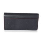 Louis Vuitton Louis Vuitton Marine Rouge Empreinte Sarah Wallet