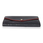 Louis Vuitton Louis Vuitton Marine Rouge Empreinte Sarah Wallet