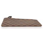 Louis Vuitton Louis Vuitton Damier Ebene Canvas Rose Ballerine Neverfull Pochette
