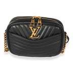 Louis Vuitton Louis Vuitton Black Leather New Wave Camera Bag
