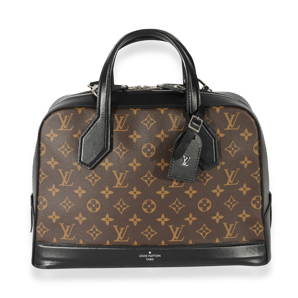 Louis Vuitton Louis Vuitton Monogram Canvas & Black Leather Dora MM