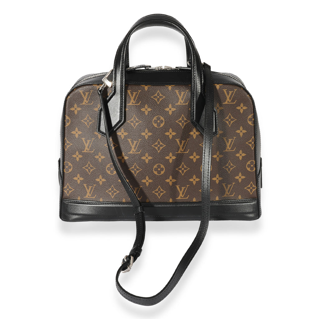 Louis Vuitton Louis Vuitton Monogram Canvas & Black Leather Dora MM