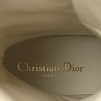 Christian Dior Calfskin Cannage D-Leader Ankle Boots 39.5 White