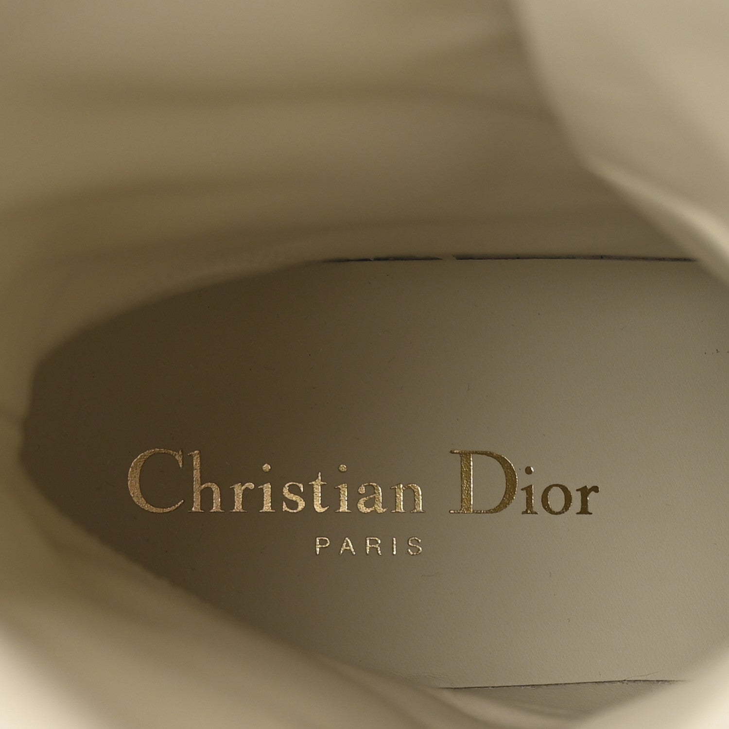 Christian Dior Calfskin Cannage D-Leader Ankle Boots 39.5 White