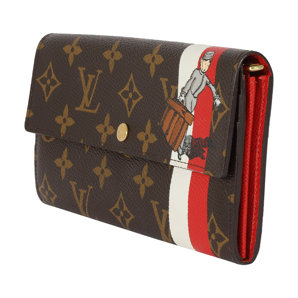 Louis Vuitton Louis Vuitton Canvas Monogram Bellboy Groom Sarah Wallet