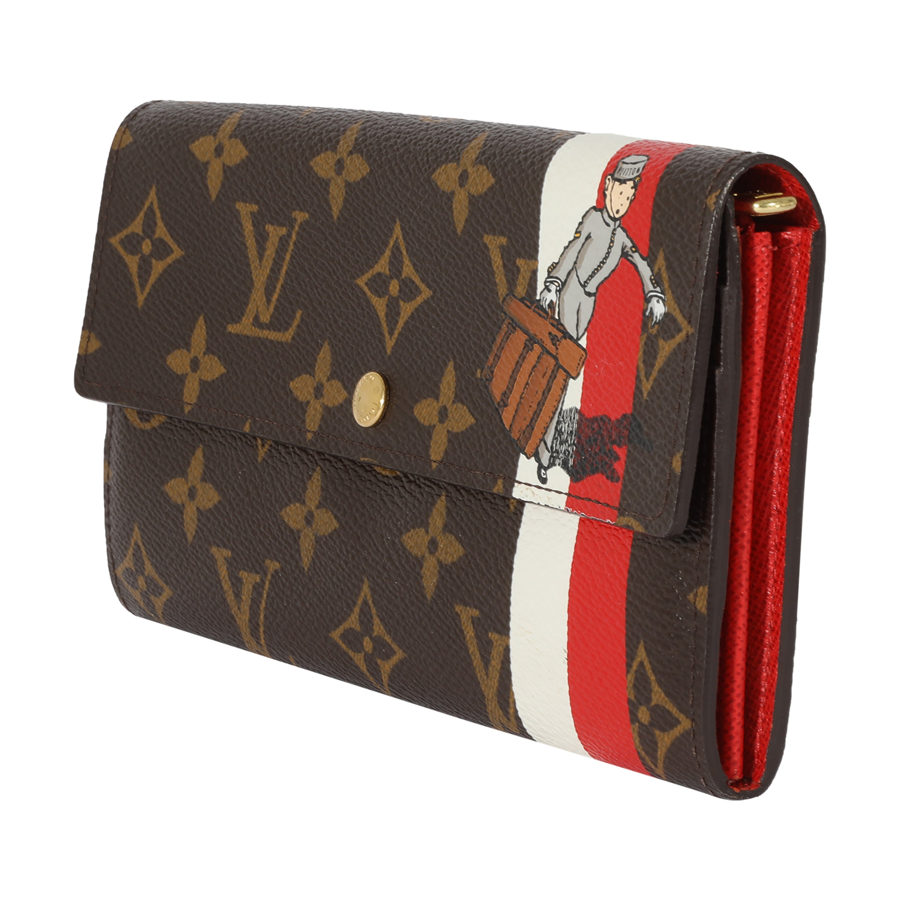 Louis Vuitton Louis Vuitton Canvas Monogram Bellboy Groom Sarah Wallet