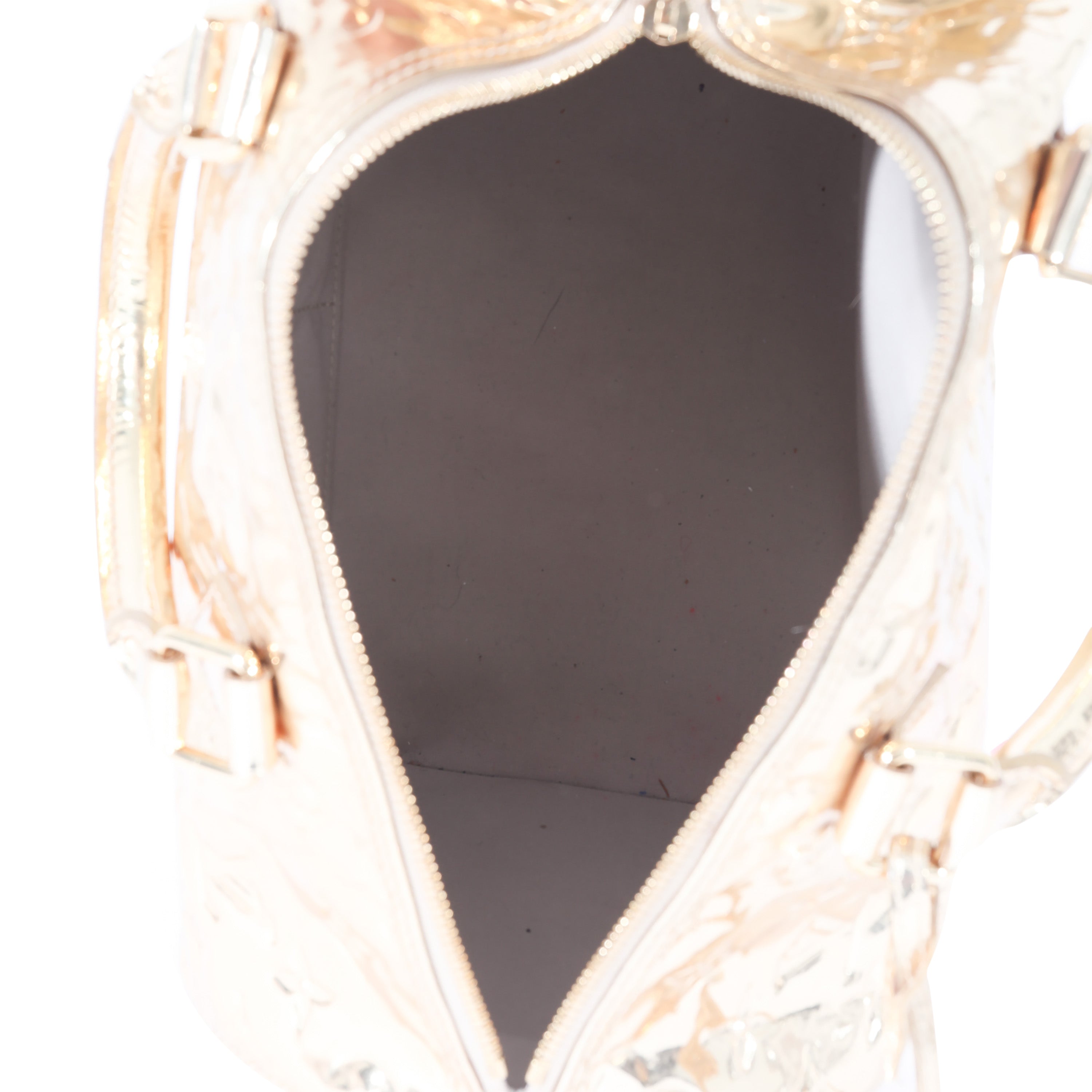 Louis Vuitton Louis Vuitton Monogram Miroir Vinyl Gold Speedy 30
