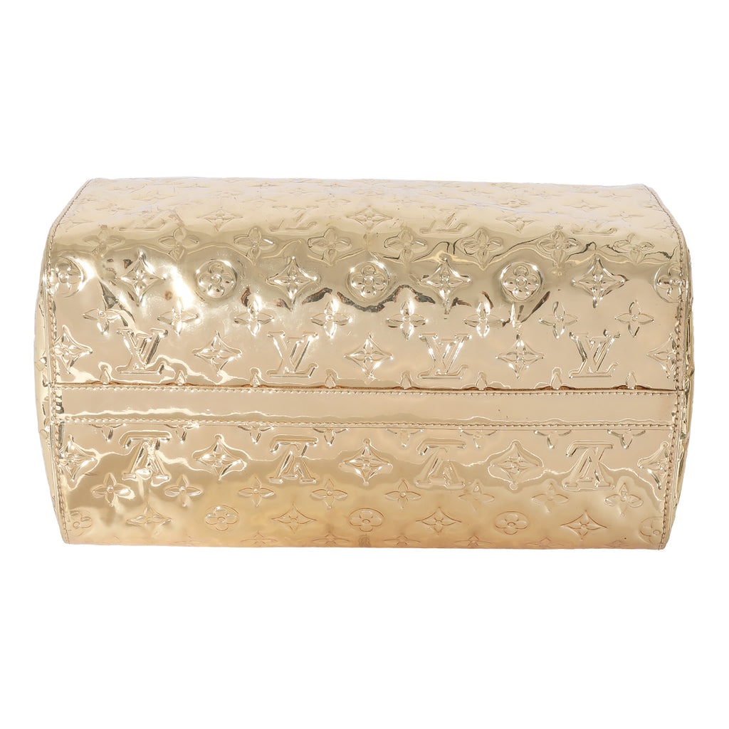 Louis Vuitton Louis Vuitton Monogram Miroir Vinyl Gold Speedy 30