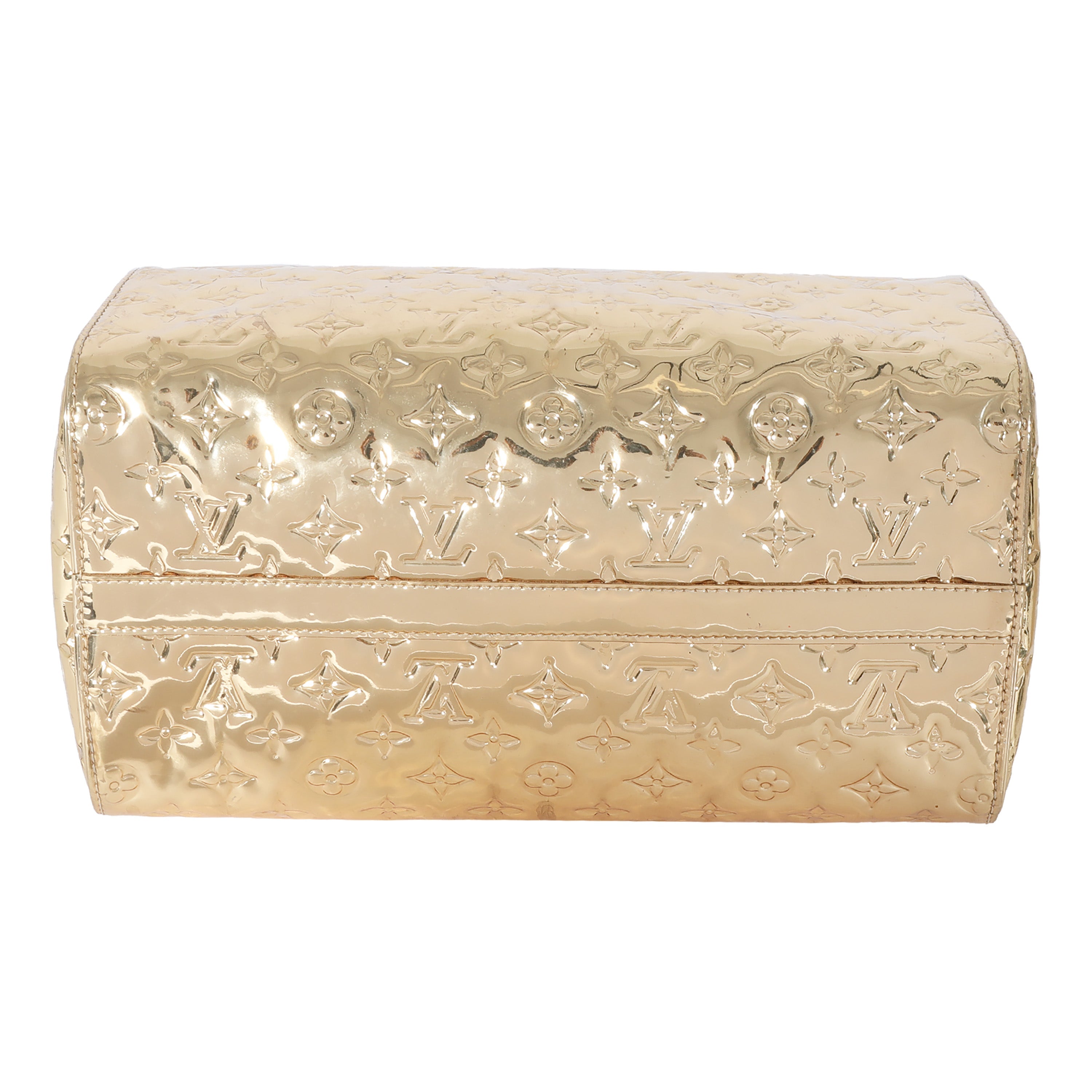 Louis Vuitton Louis Vuitton Monogram Miroir Vinyl Gold Speedy 30