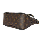 Louis Vuitton Louis Vuitton Black Leather & Monogram Canvas Boulogne NM