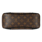 Louis Vuitton Louis Vuitton Black Leather & Monogram Canvas Boulogne NM