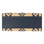 Louis Vuitton Louis Vuitton Blue Monogram Raffia Giant OnTheGo MM