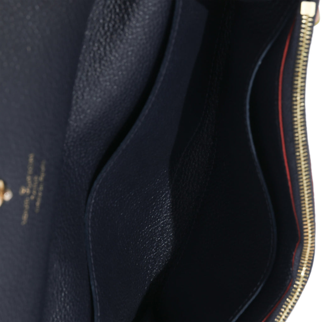 Louis Vuitton Louis Vuitton Marine Rouge Empreinte Emilie Wallet