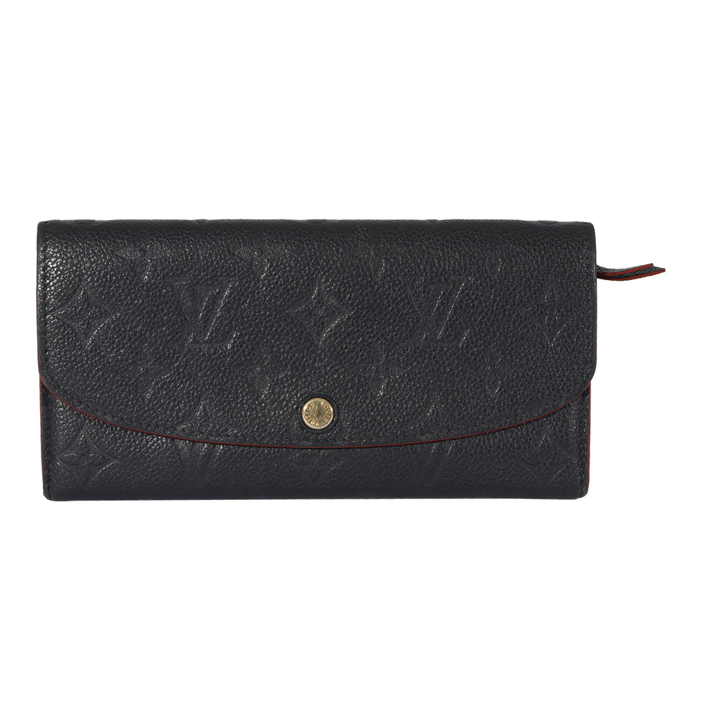 Louis Vuitton Louis Vuitton Marine Rouge Empreinte Emilie Wallet
