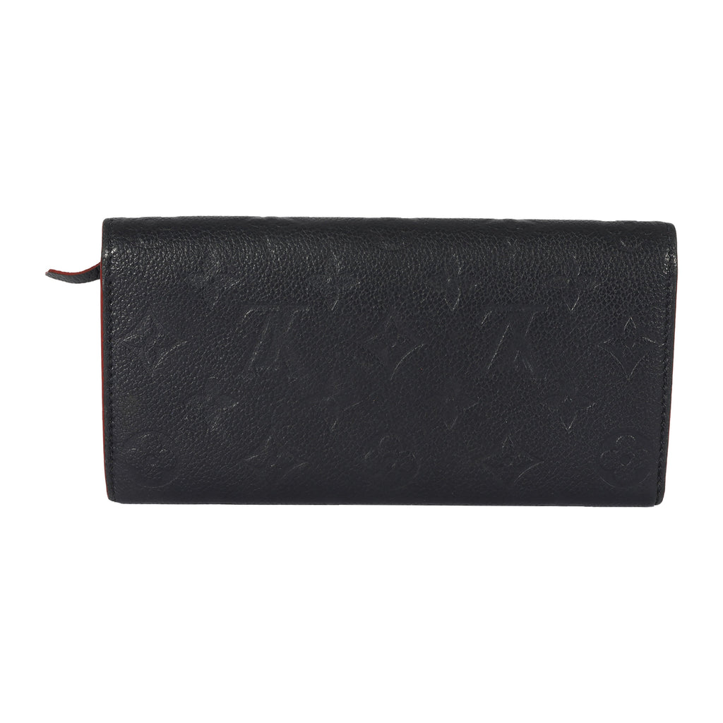 Louis Vuitton Louis Vuitton Marine Rouge Empreinte Emilie Wallet