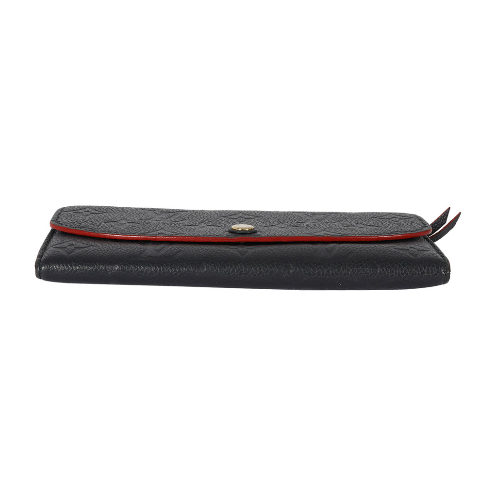 Louis Vuitton Louis Vuitton Marine Rouge Empreinte Emilie Wallet