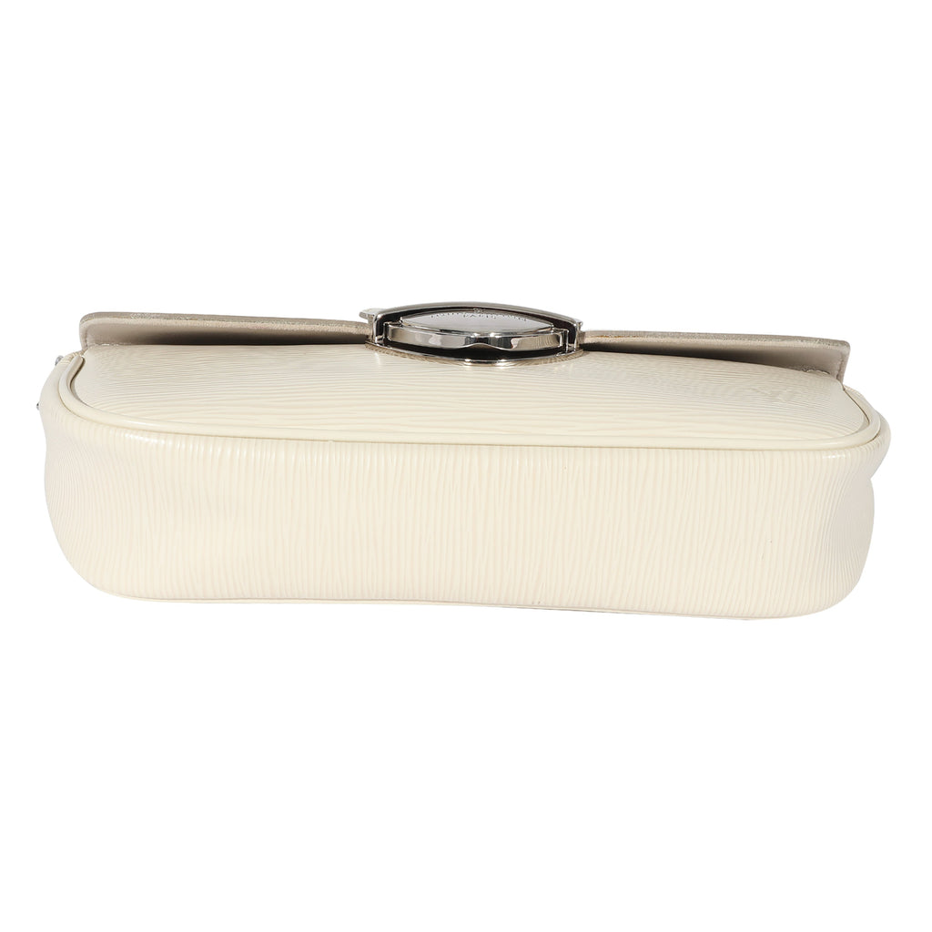 Louis Vuitton Louis Vuitton White Epi Montaigne Pochette