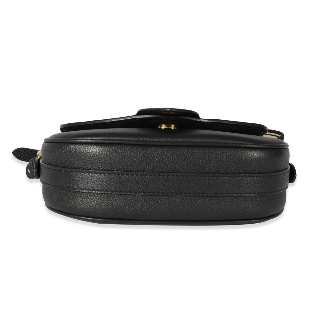 Louis Vuitton Louis Vuitton Black Grained Calfskin LV Pont 9 Soft MM