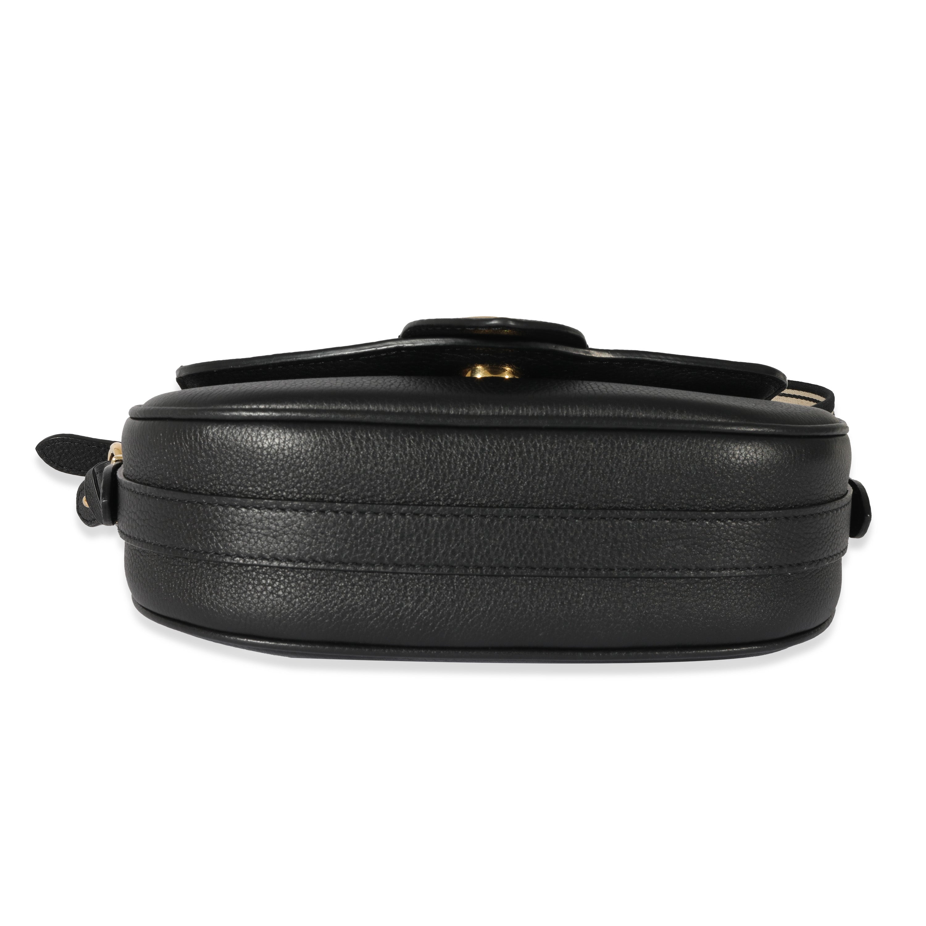 Louis Vuitton Louis Vuitton Black Grained Calfskin LV Pont 9 Soft MM