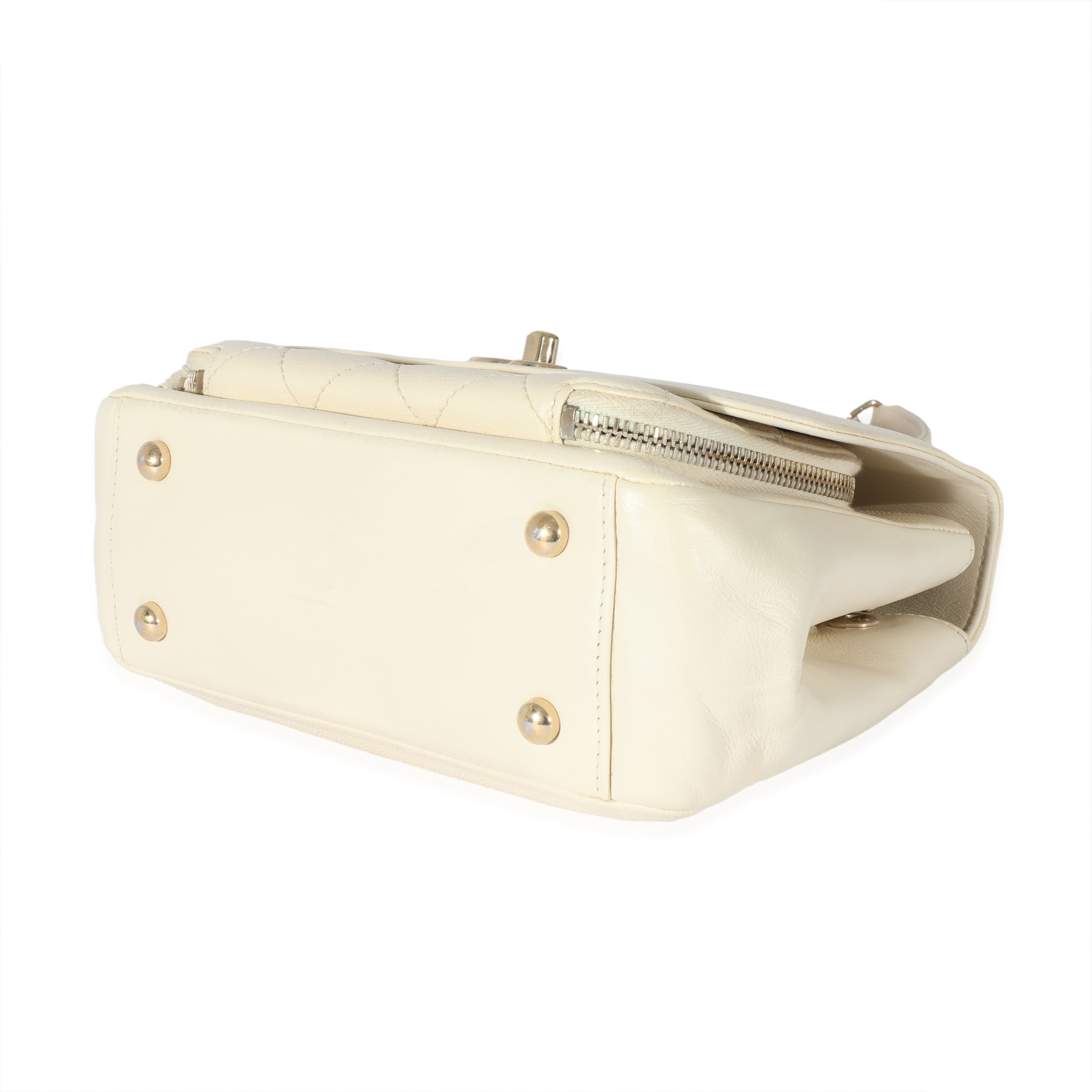 Chanel Cream Caviar Mini Business Affinity Flap