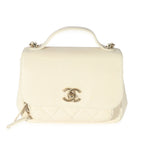 Chanel Cream Caviar Mini Business Affinity Flap